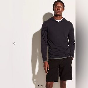 Vince Double Layer Hoodie